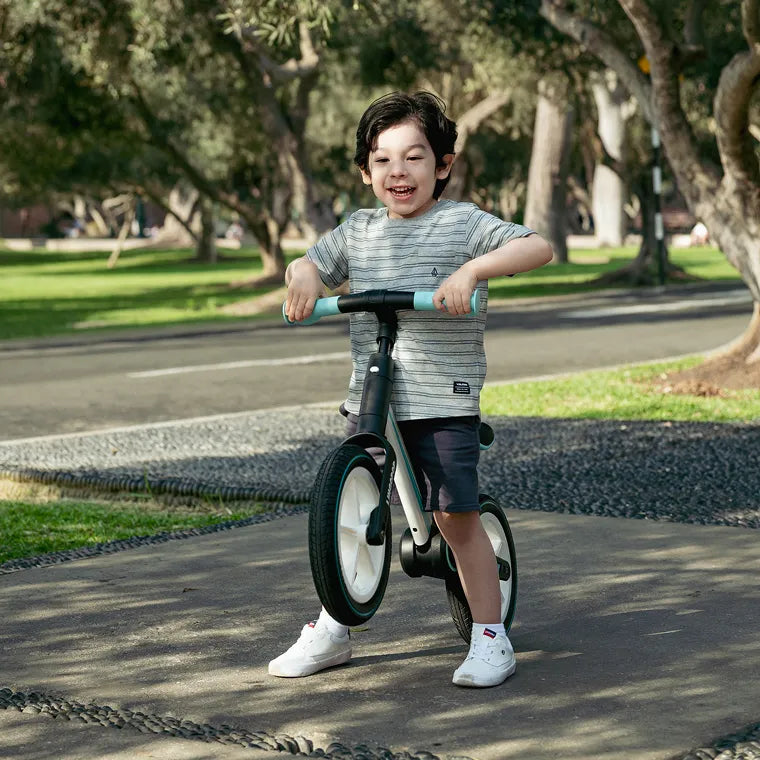 Bicicleta de equilibrio plegable para niños de 2 a 5 años (Azul)