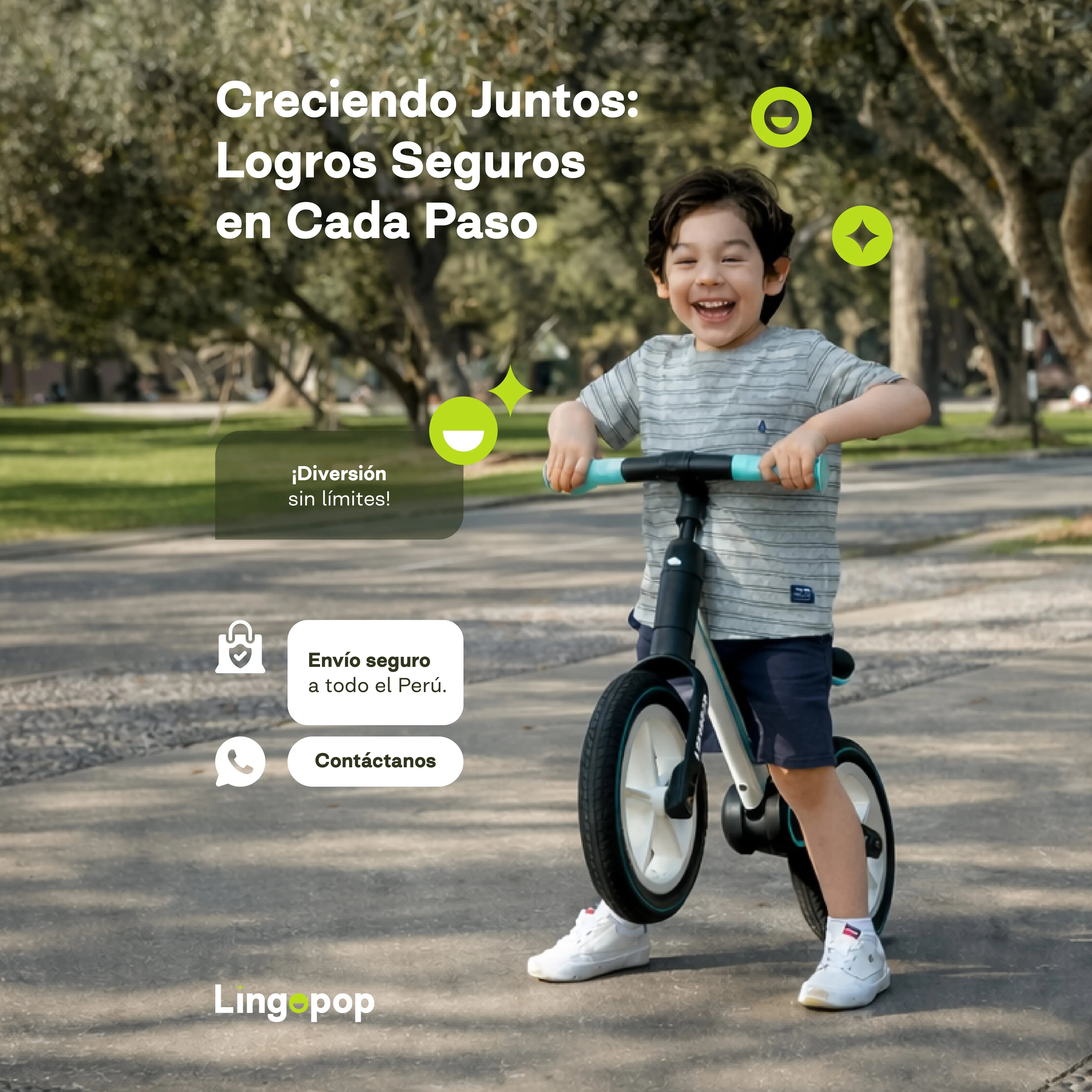 Bicicleta de equilibrio plegable para niños de 2 a 5 años